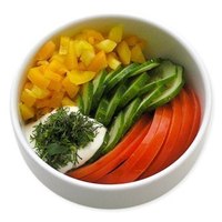 Легкий салат для похудения Летний